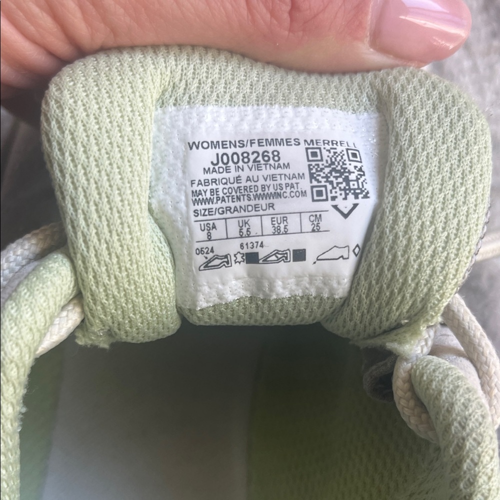Merrell Wrapt White and Gray Sneakers - Picture 5 of 7